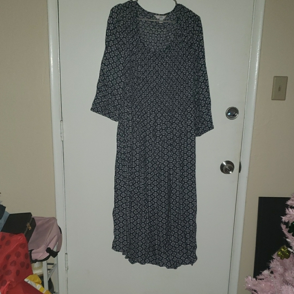 Floral Navy Dress